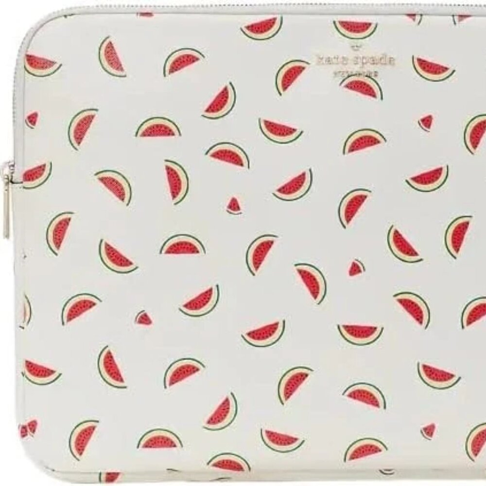 Kate Spade New York 15" Laptop Sleeve Holder Zip Around Watermelons NWT
